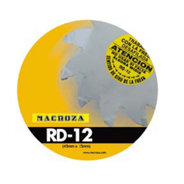 Freza Macroza RD-12 Premium compatibil cu masina de frezat M90, M95, SC300PRO